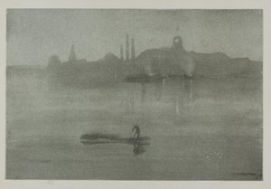 Nokturno, 1878, vydáno 1887 od James Abbott McNeill Whistler