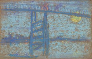 Nokturno: Battersea Bridge, 1872-1873. od James Abbott McNeill Whistler