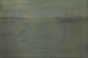 Nokturno: Modrá a zlatá, Southampton Water od James Abbott McNeill Whistler