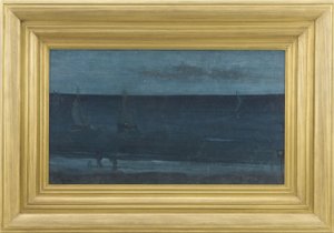 Nokturno: Modrá a stříbrná - Bognor, 1871-76 od James Abbott McNeill Whistler