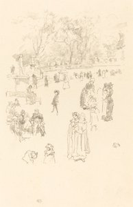 Nursemaids: The Maids of Luxembourg, 1894. od James Abbott McNeill Whistler