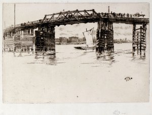 Starý most Battersea od James Abbott McNeill Whistler