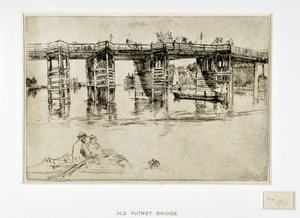 Starý most Putney od James Abbott McNeill Whistler