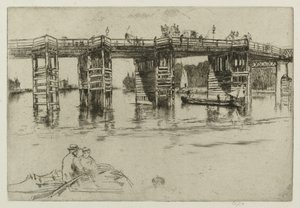Starý most Putney od James Abbott McNeill Whistler