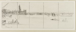 Starý Westminsterský most, 1859. od James Abbott McNeill Whistler