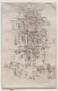 Paláce, Brusel. od James Abbott McNeill Whistler