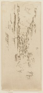 Little Butchers Street, 1887. od James Abbott McNeill Whistler