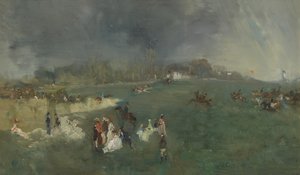 Koňský dostih od James Abbott McNeill Whistler