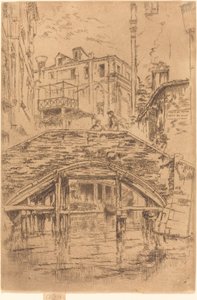 Piovanův most, 1880. od James Abbott McNeill Whistler