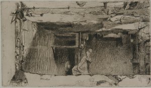 Rag Pickers, Mouffetard Quarter, Paříž, 1858. od James Abbott McNeill Whistler