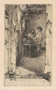 Rag Pickers, Mouffetard Quarter, Paříž, 1858. od James Abbott McNeill Whistler