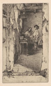Rag Pickers, Mouffetard Quarter, Paříž, 1858. od James Abbott McNeill Whistler