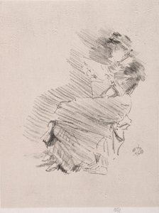 Reading, 1879. od James Abbott McNeill Whistler