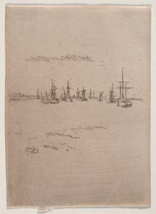 Vraťte se do Tilbury. od James Abbott McNeill Whistler