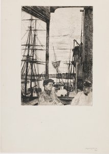 Rotherhithe, 1860. od James Abbott McNeill Whistler