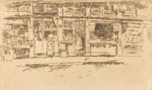 Rue de la Rochefoucault, 1893. od James Abbott McNeill Whistler