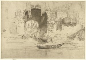 San Biagio Sada dvaceti šesti leptů (název série) od James Abbott McNeill Whistler