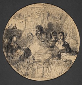 Scéna z bohémského života, 1855-57 od James Abbott McNeill Whistler