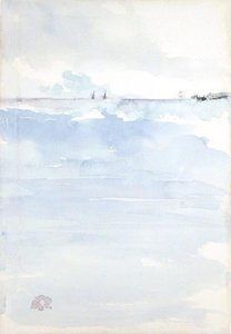 Přímořská krajina (akvarel na papíře) od James Abbott McNeill Whistler