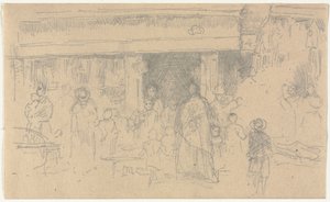 Obchody v Chesteru. od James Abbott McNeill Whistler