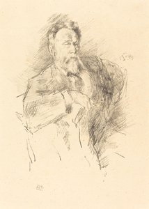 Náčrt Williama E. Henleyho, 1896. od James Abbott McNeill Whistler
