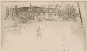Speke Hall, 1875. od James Abbott McNeill Whistler