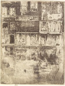Square House, Amsterdam, 1889 od James Abbott McNeill Whistler