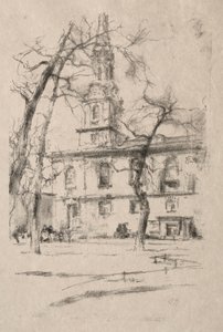 St. Giles-in-the-Fields, 1896. od James Abbott McNeill Whistler
