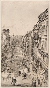 St. James Street. od James Abbott McNeill Whistler