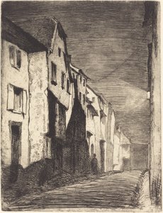 Ulice v Saverne, 1858. od James Abbott McNeill Whistler