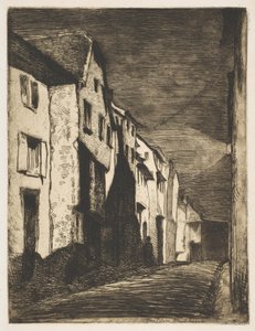 Ulice v Saverne, 1858. od James Abbott McNeill Whistler