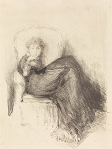 Studie: Maude Seated, 1878. od James Abbott McNeill Whistler