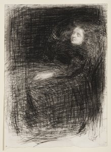 Studie pro "The Sleeper", 1863 od James Abbott McNeill Whistler