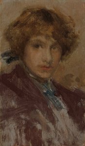 Studie dívčí hlavy a ramen, 189697. od James Abbott McNeill Whistler