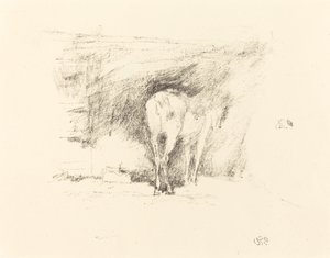 Studie koně, 1895. od James Abbott McNeill Whistler