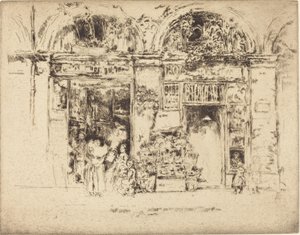 Slunečnice, Rue des Beaux-Arts, 18921893. od James Abbott McNeill Whistler