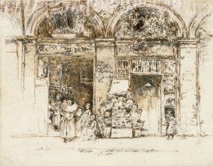 Slunečnice, Rue des Beaux-Arts, kolem 1892-93 od James Abbott McNeill Whistler