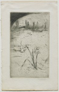 Swan a Iris, 1883. od James Abbott McNeill Whistler