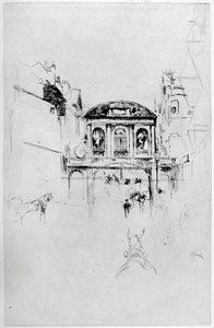Temple Bar, 19. století 1904. od James Abbott McNeill Whistler