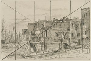 Temžská policie, 1859. od James Abbott McNeill Whistler