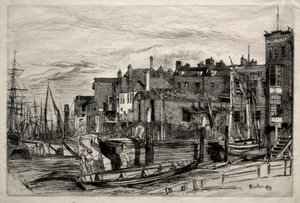 Temžská policie, 1859. od James Abbott McNeill Whistler