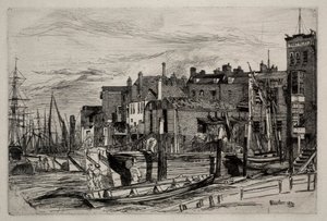 Temžská policie, 1859. od James Abbott McNeill Whistler