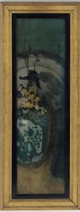 Fragment Modré dívky: Purpurová a modrá, 1872-1876. od James Abbott McNeill Whistler