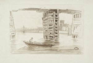 Široký most, 1878 od James Abbott McNeill Whistler