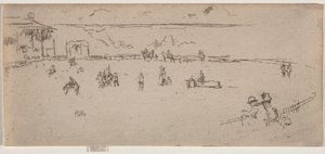 Vzpínající se kůň. od James Abbott McNeill Whistler