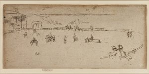 The Bucking Horse, Divoký západ, 1887. od James Abbott McNeill Whistler