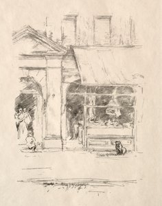 The Butchers Dog, 1896. od James Abbott McNeill Whistler