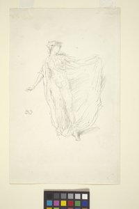Tančící dívka (převodová litografie) od James Abbott McNeill Whistler