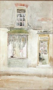The Dressmakers Shop, c.1897-98 (wc na papíře) od James Abbott McNeill Whistler