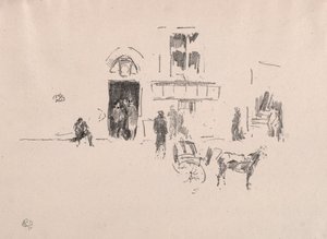 The Gaiety Stage Door, 1879. od James Abbott McNeill Whistler